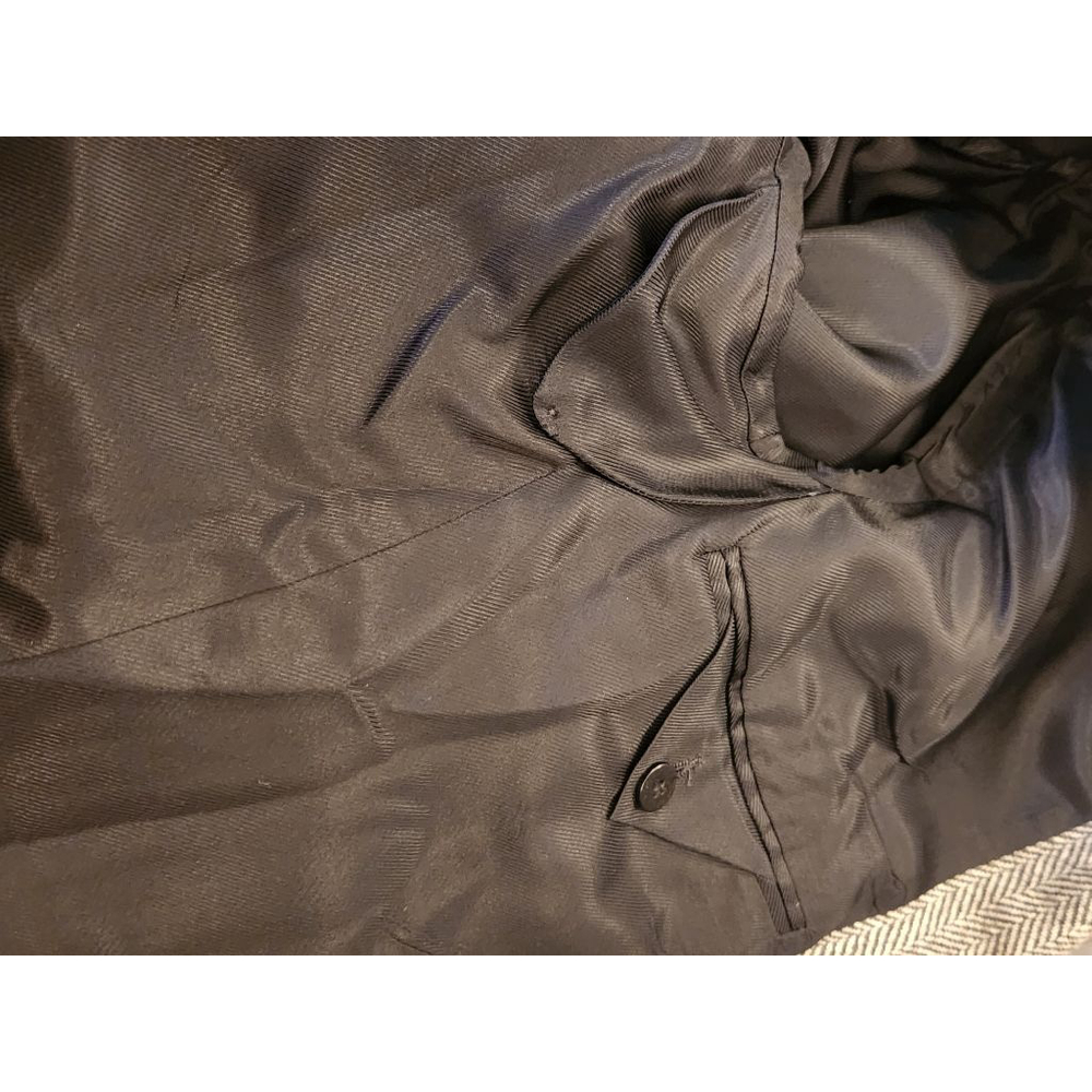 Oscar de la Renta Sport Coat & Blazer Herribgbone Two Button Closure - Picture 9 of 11